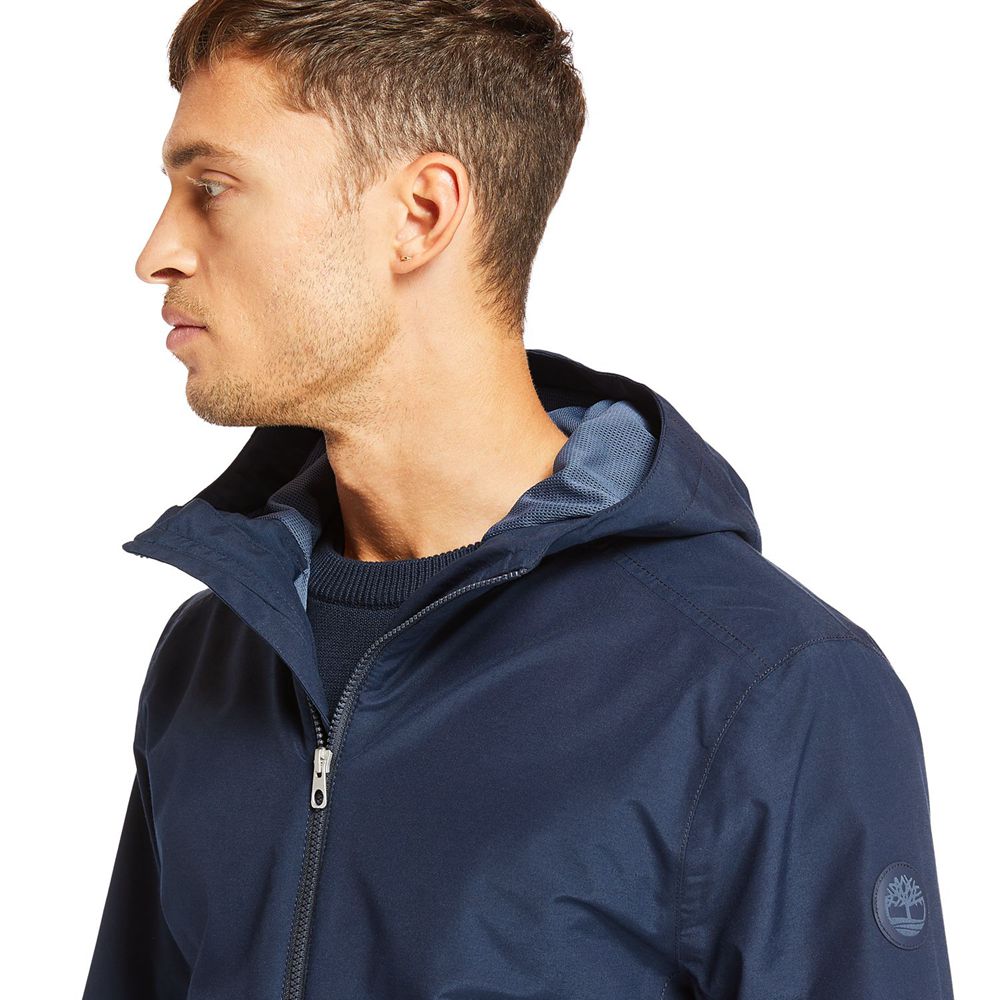 Chaquetas Timberland Argentina Hombre - Ragged Mountain Waterproof - Azul Marino - JBAIMG-964